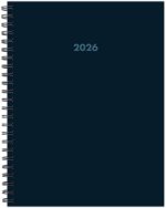 Basic Blue 2026 6.5 X 8.5 Weekly Monthly Softcover Planner