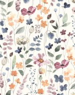 Garden Botanical 2026 7.5 X 9.5 Booklet Monthly Planner