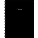 Basic Black 2026 8.5 X 11 Weekly Monthly Softcover Planner
