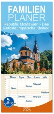 Familienplaner 2026 - Republik Moldawien - Das südosteuropäische Kleinod mit 5 Spalten (Wandkalender, 21 x 45 cm) CALVENDO