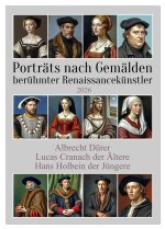 Porträts nach Gemälden berühmter Renaissancekünstler (Tischkalender 2026 DIN A5 hoch), CALVENDO Monatskalender
