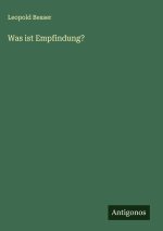 Was ist Empfindung?