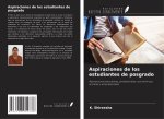 Aspiraciones de los estudiantes de posgrado