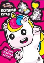 I Love Unicorn - Boyama Kitabi - Seker Pembe