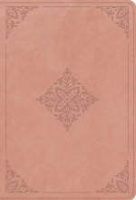 ESV Giant Print Value Thinline Bible (Trutone, Blush Rose, Fleur-De-Lis Design)