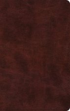 ESV Large Print Thinline Bible, Red Letter (Trutone, Mahogany)
