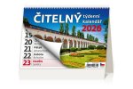 Kalendář 2026 - Čitelný týdenní kalendář - stolní