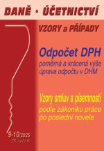 DÚVaP 9-10/2025 Odpočet DPH v poměrné a krácené výši