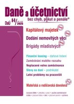 DaÚ 8-9/2025 Kapitálový majetek - Dodání nemovitých věcí, Brigády mladistvých