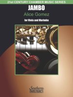 JAMBO FOR VIOLA AND MARIMBA, SCORE AND PARTS