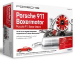 FRANZIS 67224 - Porsche 911 Boxermotor. 290-Teile-Bausatz, transparentes Funktionsmodell, bewegliche Kurbelwelle, Kolben und Ventile, inkl. reich bibl