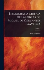 Bibliografia critica de las obras de Miguel de Cervantes Saavedra