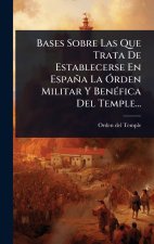 Bases Sobre Las Que Trata De Establecerse En España La Ã