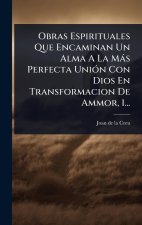 Obras Espirituales Que Encaminan Un Alma A La Màs Perfecta UniÃ3n Con Dios En Transformacion De Ammor, 1...
