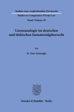 Lizenzanalogie im deutschen und türkischen Immaterialgüterrecht