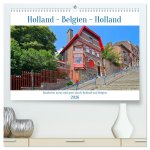 Rundreise kreuz und quer durch Holland und Belgien (hochwertiger Premium Wandkalender 2026 DIN A2 quer), Kunstdruck in Hochglanz
