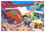 Abenteuer mit Dinosauriern - Tolle Dino-Freunde für das Jahr (Wandkalender 2026 DIN A3 quer), CALVENDO Monatskalender
