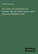 Don Carlos, der Infanterist von Spanien, oder das kommt davon, wenn man seine Stiefmutter liebt