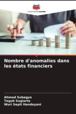 Nombre d'anomalies dans les états financiers