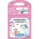 Vystrihovačky s nožnicami Jednorožce