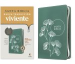 Biblia de Referencia En La Columna Central Ntv, Letra Grande de Zíper Con Filament, Design 4 Tbd (Sentipiel, Verde, Índice, Letra Roja)