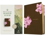 Biblia de Estudio del Diario Vivir Ntv (Sentipiel, Café/Rosa, Letra Roja)