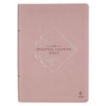 Nlt, the Spiritual Growth Bible Faux Leather, Dusty Mauve