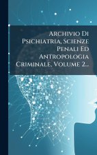 Archivio Di Psichiatria, Scienze Penali Ed Antropologia Criminale, Volume 2...