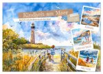 Kindheit am Meer - Barfuß und glücklich durch den Sand (Wandkalender 2026 DIN A4 quer), CALVENDO Monatskalender