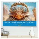Fremde Welten und mysteriöse Wesen - Grenzenlose Science-Fiction (hochwertiger Premium Wandkalender 2026 DIN A2 quer), Kunstdruck in Hochglanz