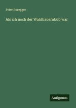 Als ich noch der Waldbauernbub war