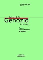 Zeitschrift für Genozidforschung, 23. Jahrgang 2025, Heft 2