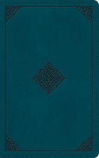 ESV Giant Print Personal Size Bible, Red Letter (Trutone, Deep Teal, Emblem Design)