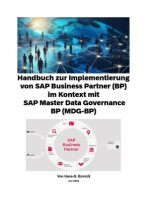 Handbuch zur Implementierung von SAP Business Partner (BP) im Kontext mit  SAP Master Data Governance BP (MDG-BP)