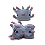 Poduszka podróżna z maską na oczy Axolotl Minecraft CUSH431