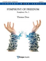 THOMAS DOSS : SYMPHONY OF FREEDOM - SYMPHONY NO. 3 - ORCHESTRE D'HARMONIE - SET