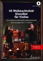 45 traditional Christmas carols for violin