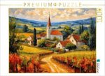 CALVENDO Puzzle Dorf in den Weinbergen | 1000 Teile Lege-Größe 64x48cm Foto-Puzzle für glückliche Stunden