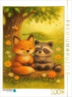 CALVENDO Puzzle Waldträume zu zweit | 1000 Teile Lege-Größe 64x48cm Foto-Puzzle für glückliche Stunden