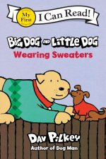 Big Dog and Little Dog Wearing Sweaters