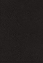 NIV Application Bible, Genuine Leather, Calfskin, Black, Red Letter, Comfort Print