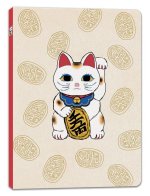 Journal Lucky Cat (Maneki Neko), Lined Paperback