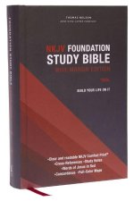 NKJV Foundation Study Bible, Wide-Margin, Black Hardcover, Red Letter