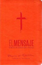 Biblia El Mensaje (Sentipiel, Anaranjado)