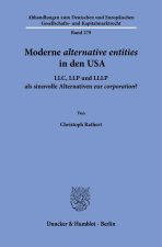 Moderne alternative entities in den USA