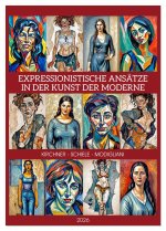 Expressionistische Ansätze in der Kunst der Moderne (Tischkalender 2026 DIN A5 hoch), CALVENDO Monatskalender