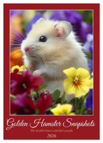 Golden Hamster Snapshots (Wall Calendar 2026 DIN A3 portrait), CALVENDO 12 Month Wall Calendar