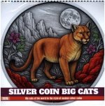 Silver Coin Big Cats (Wall Calendar 2026 12 × 12 Inch) CALVENDO 12 Month Wall Calendar
