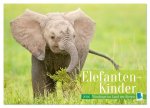 Elefanten Kinder: Winzlinge im Land der Riesen (Tischkalender 2026 DIN A5 quer), CALVENDO Monatskalender