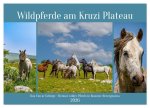 Wildpferde am Kruzi Plateau (Wandkalender 2026 DIN A4 quer), CALVENDO Monatskalender